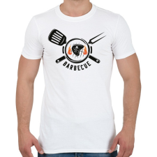 PRINTFASHION Barbecue - Férfi póló - Fehér férfi póló