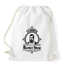 PRINTFASHION barbershopstyle - Sportzsák, Tornazsák - Fehér tornazsák