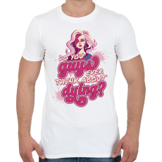 PRINTFASHION Barbie mém - Férfi póló - Fehér