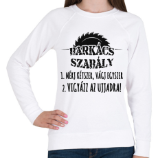 PRINTFASHION Barkács szabály póló - Női pulóver - Fehér