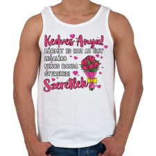 PRINTFASHION Bármit is hoz az élet legalább nincs ronda gyereked! - Férfi atléta - Fehér atléta, trikó