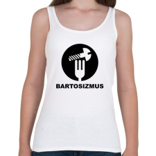 PRINTFASHION Bartosizmus - fekete - Női atléta - Fehér női trikó