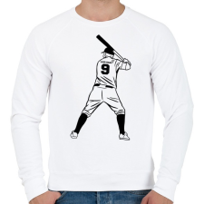 PRINTFASHION Baseball - Férfi pulóver - Fehér férfi pulóver, kardigán