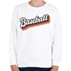 PRINTFASHION Baseball - Gyerek pulóver - Fehér