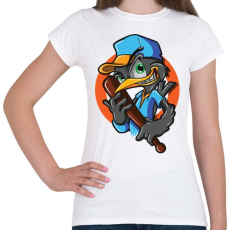 PRINTFASHION Baseball madár - Női póló - Fehér