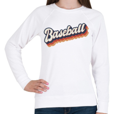 PRINTFASHION Baseball - Női pulóver - Fehér