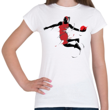 PRINTFASHION Basketball girls  - Női póló - Fehér női póló