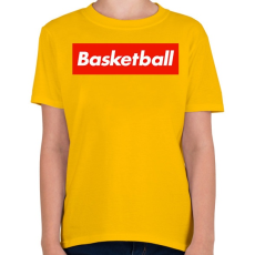 PRINTFASHION Basketball - Gyerek póló - Sárga