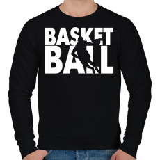 PRINTFASHION Basketball - Kosárlabda - Férfi pulóver - Fekete