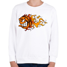 PRINTFASHION Basketball Monster - Gyerek pulóver - Fehér