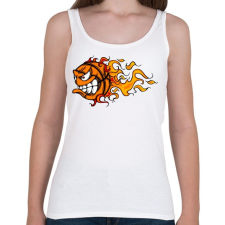 PRINTFASHION Basketball Monster - Női atléta - Fehér női trikó