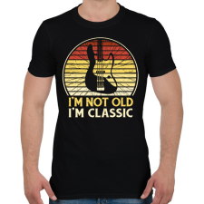 PRINTFASHION Basszusgitáros - Férfi póló - Fekete férfi póló