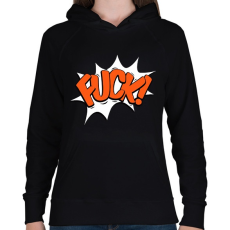 PRINTFASHION Basztikuli - Női kapucnis pulóver - Fekete