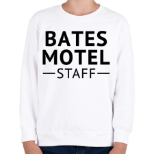 PRINTFASHION Bates Motel Staff - Gyerek pulóver - Fehér gyerek pulóver, kardigán
