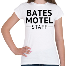PRINTFASHION Bates Motel Staff - Női póló - Fehér