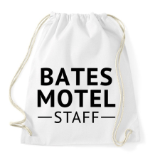 PRINTFASHION Bates Motel Staff - Sportzsák, Tornazsák - Fehér tornazsák