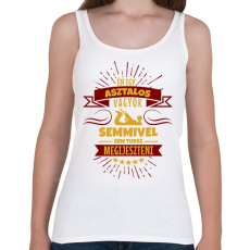 PRINTFASHION Bátor asztalos - Női atléta - Fehér