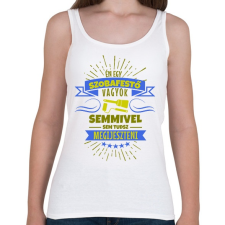 PRINTFASHION Bátor szobafestő - Női atléta - Fehér női trikó