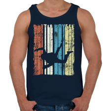 PRINTFASHION Battle Royale - Férfi atléta - Sötétkék atléta, trikó