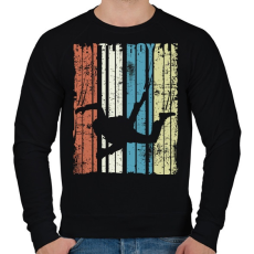 PRINTFASHION Battle Royale - Férfi pulóver - Fekete