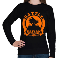 PRINTFASHION battle saiyan - Női pulóver - Fekete
