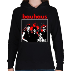 PRINTFASHION bauhaus-stencil - Női kapucnis pulóver - Fekete