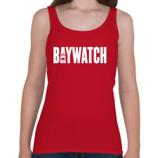 PRINTFASHION BAYWATCH - Női atléta - Cseresznyepiros női trikó