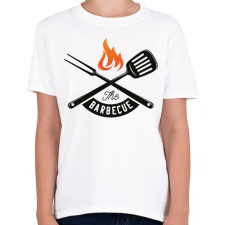 PRINTFASHION BBQ - Gyerek póló - Fehér gyerek póló