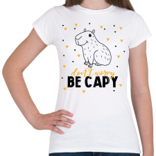 PRINTFASHION Be capy(bara) - Női póló - Fehér női póló