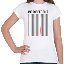 PRINTFASHION Be different - Női póló - Fehér női póló