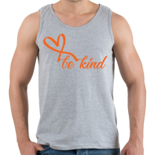 PRINTFASHION Be kind - Férfi atléta - Sport szürke atléta, trikó