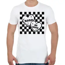 PRINTFASHION Be mine - xoxo - Férfi póló - Fehér férfi póló