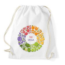 PRINTFASHION Be vega - Sportzsák, Tornazsák - Fehér tornazsák