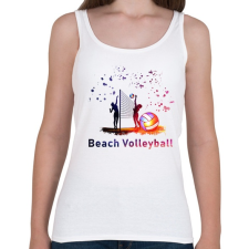 PRINTFASHION Beach Volleyball - Női atléta - Fehér női trikó