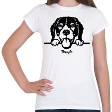 PRINTFASHION Beagle - Női póló - Fehér női póló