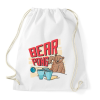 PRINTFASHION Bear pong - Sportzsák, Tornazsák - Fehér