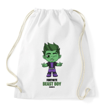PRINTFASHION Beast Boy - Fortnite Season 6 - Sportzsák, Tornazsák - Fehér tornazsák