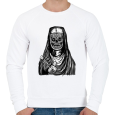 PRINTFASHION Beast Deasign NuN2 - Férfi pulóver - Fehér