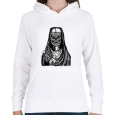 PRINTFASHION Beast Deasign NuN2 - Női kapucnis pulóver - Fehér