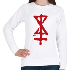 PRINTFASHION Beast Design Logo - Női pulóver - Fehér