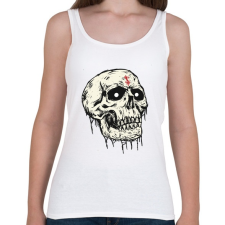 PRINTFASHION Beast Design Skull - Női atléta - Fehér női trikó