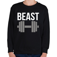 PRINTFASHION BEAST - Gyerek pulóver - Fekete