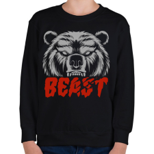 PRINTFASHION Beast - Gyerek pulóver - Fekete gyerek pulóver, kardigán