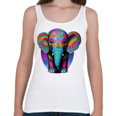 PRINTFASHION Bébi elefánt - Női atléta - Fehér