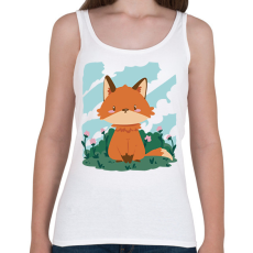 PRINTFASHION Bébi róka - Női atléta - Fehér