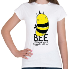 PRINTFASHION Bee different - Női póló - Fehér női póló
