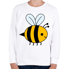 PRINTFASHION bee - Gyerek pulóver - Fehér gyerek pulóver, kardigán