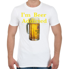 PRINTFASHION beer - Férfi póló - Fehér férfi póló