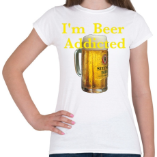 PRINTFASHION beer - Női póló - Fehér