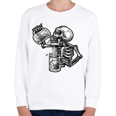 PRINTFASHION Beerdrinker - Gyerek pulóver - Fehér